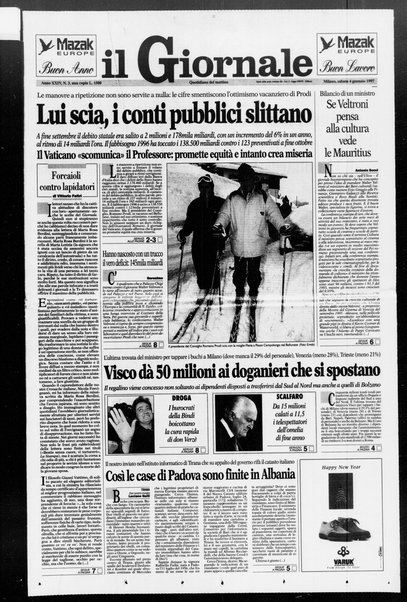 Il giornale : quotidiano del mattino